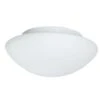 Bathroom 23cm White Ceiling Light With Opal Glass -Haven Home Shop 11093 22190