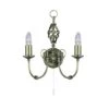 Zanzibar Antique Brass Wall Light -Haven Home Shop 11215 22184