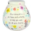 Pots Of Dreams Floral Money Pot