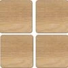 Creative Tops Oak Veneer Coasters Set Of 4 2 Creative Tops Oak Veneer Coasters Set Of 4 -Haven Home Shop 20737 20670
