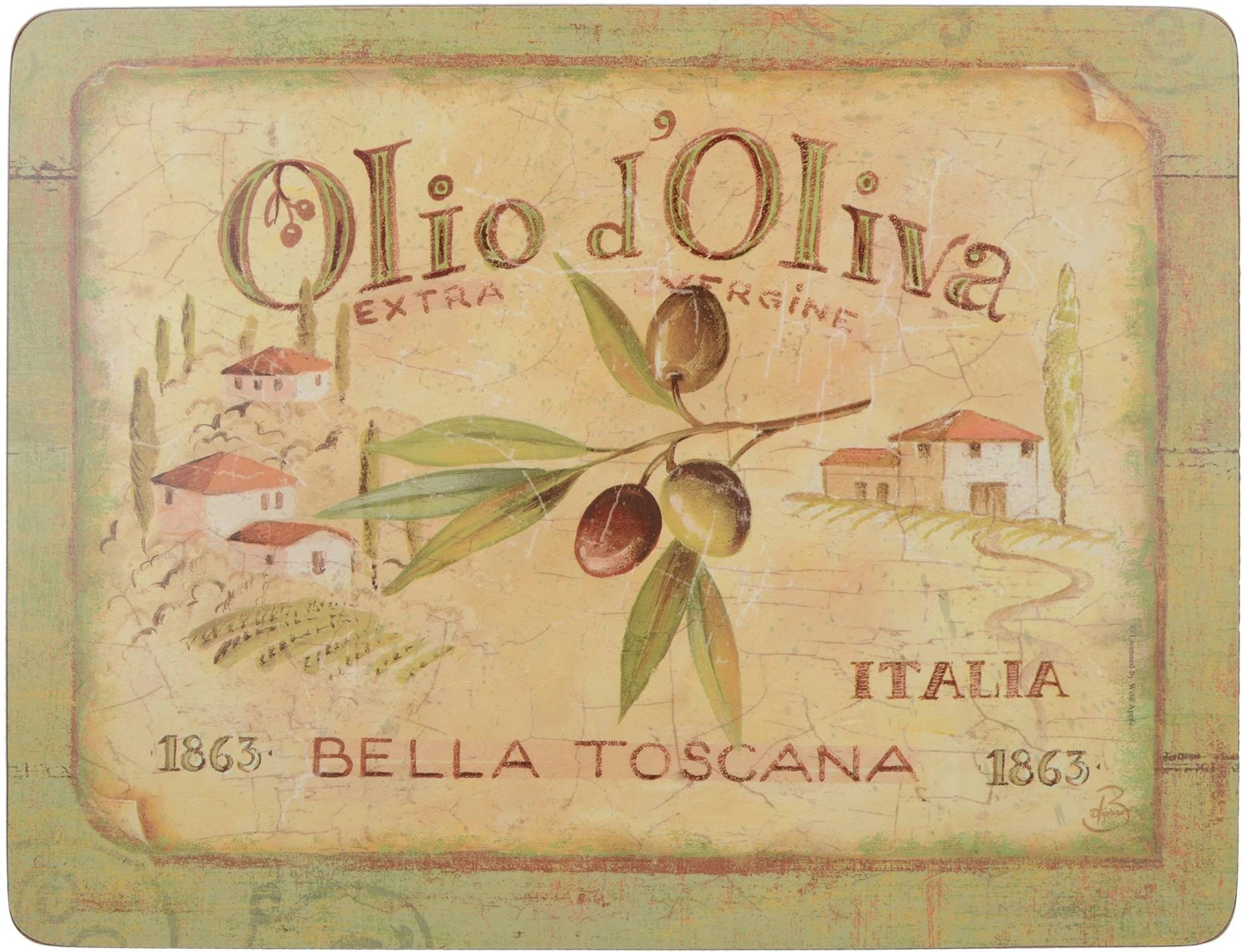 Creative Tops Olio D'Oliva Placemats Set Of 6 3 Creative Tops Olio D'Oliva Placemats Set Of 6