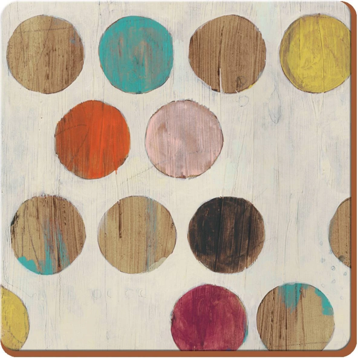 Creative Tops Retro Spots Coasters Set Of 6 3 Creative Tops Retro Spots Coasters Set Of 6