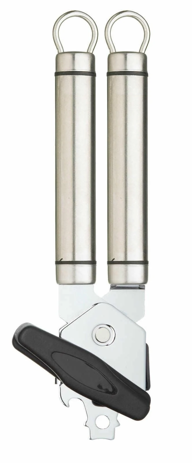 KitchenCraft Professional Stainless Steel Short Oval Handled Can Opener 3 KitchenCraft Professional Stainless Steel Short Oval Handled Can Opener