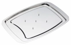 KitchenCraft Stainless Steel Spiked Square Meat Dish Tray 38x26cm