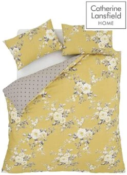 Catherine Lansfield Canterbury Ochre Quilt Set 8 Catherine Lansfield Canterbury Ochre Quilt Set -Haven Home Shop 21371 20364
