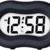 Vierra Liquorice Black Alarm Clock
