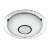 Searchlight Circular Flush Ceiling Light With Crystal Centre Detail IP44 -Haven Home Shop 26686 19478