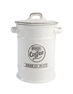 Pride Of Place Coffee Jar White