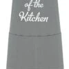 Queen Of The Kitchen Apron Grey -Haven Home Shop 26984 19336