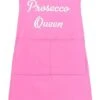 Prosecco Queen Apron Pink