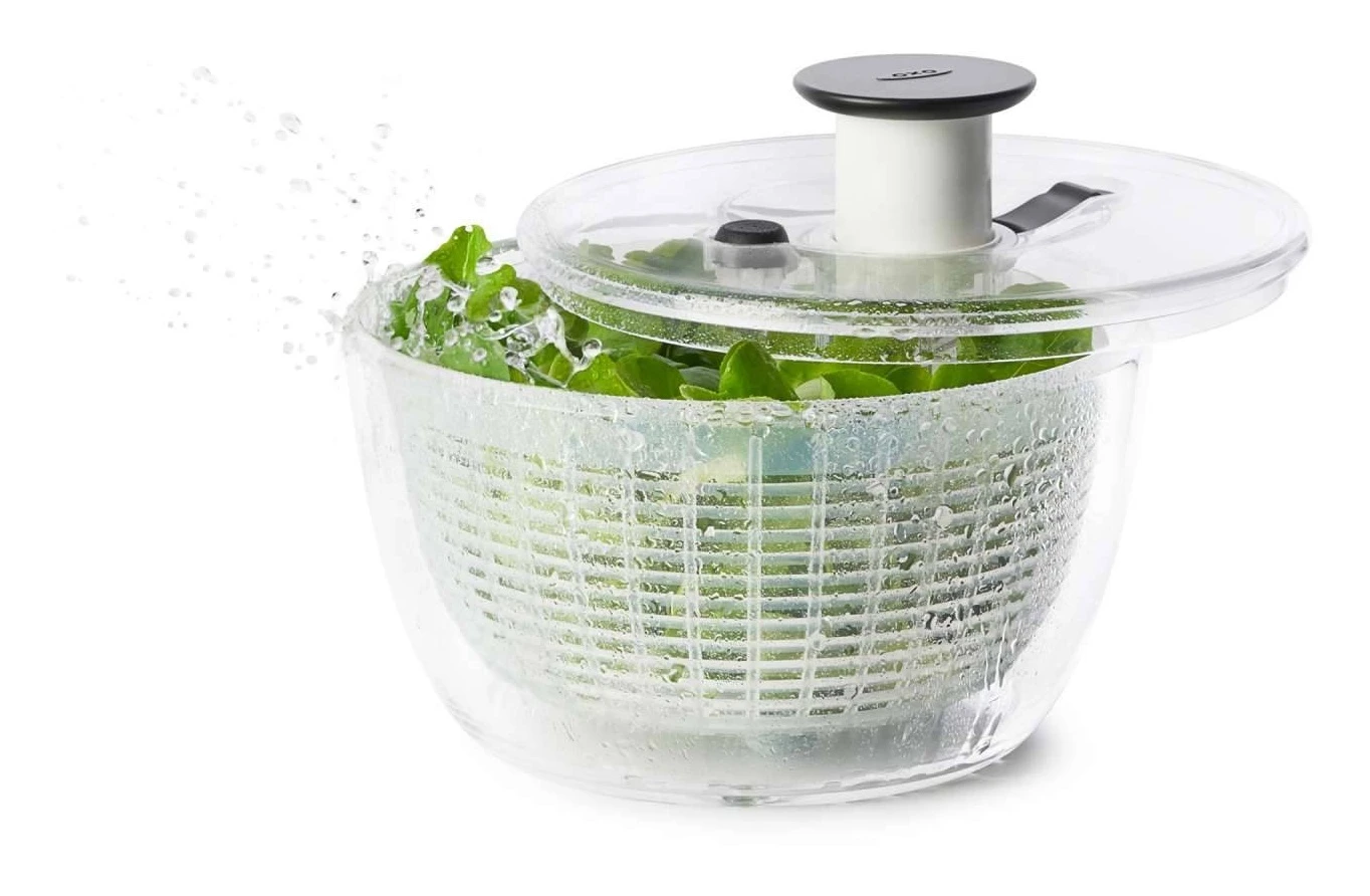 Oxo Good Grips Little Salad & Herb Spinner 4 Oxo Good Grips Little Salad & Herb Spinner - Image 2