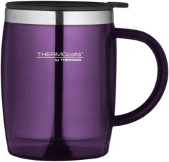 Thermos Translucent Desk Mug Purple 450ml