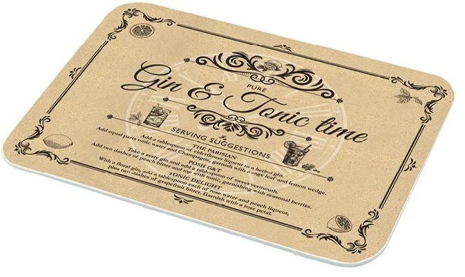Stow Green Gin & Tonic Vintage Small Worktop Protector 3 Stow Green Gin & Tonic Vintage Small Worktop Protector