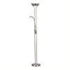 Mother And Child Led Floor Lamp - Satin Silver -Haven Home Shop 30249 17928