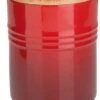 Le Creuset Medium Storage Jar With Wood Lid Cerise -Haven Home Shop 31400 17241