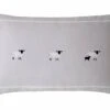 Sophie Allport Brushed Sheep Standard Pillowcase Pair Oatmeal -Haven Home Shop 33624 16521