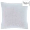 Catherine Lansfield Raschel Velvet Touch Cushion Silver -Haven Home Shop 34636 16018