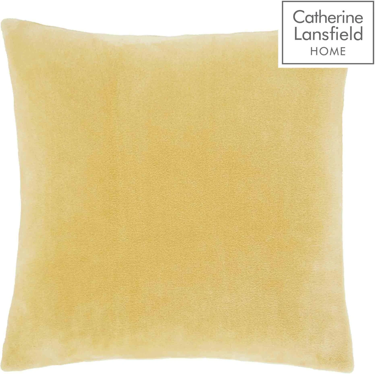 Catherine Lansfield Raschel Velvet Touch Cushion Ochre 3 Catherine Lansfield Raschel Velvet Touch Cushion Ochre