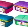 Sistema 1.5L Slimline Quaddie Coloured Lunch Box -Haven Home Shop 3539 15136