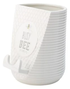 The English Tableware Company Bee Happy Utensil Pot With Stand -Haven Home Shop 35579 14918