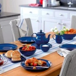 Denby Imperial Blue Coupe Dinner Plate -Haven Home Shop 35664 14843