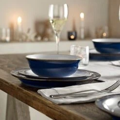 Denby Imperial Blue 12 Piece Tableware Set -Haven Home Shop 35667 14833