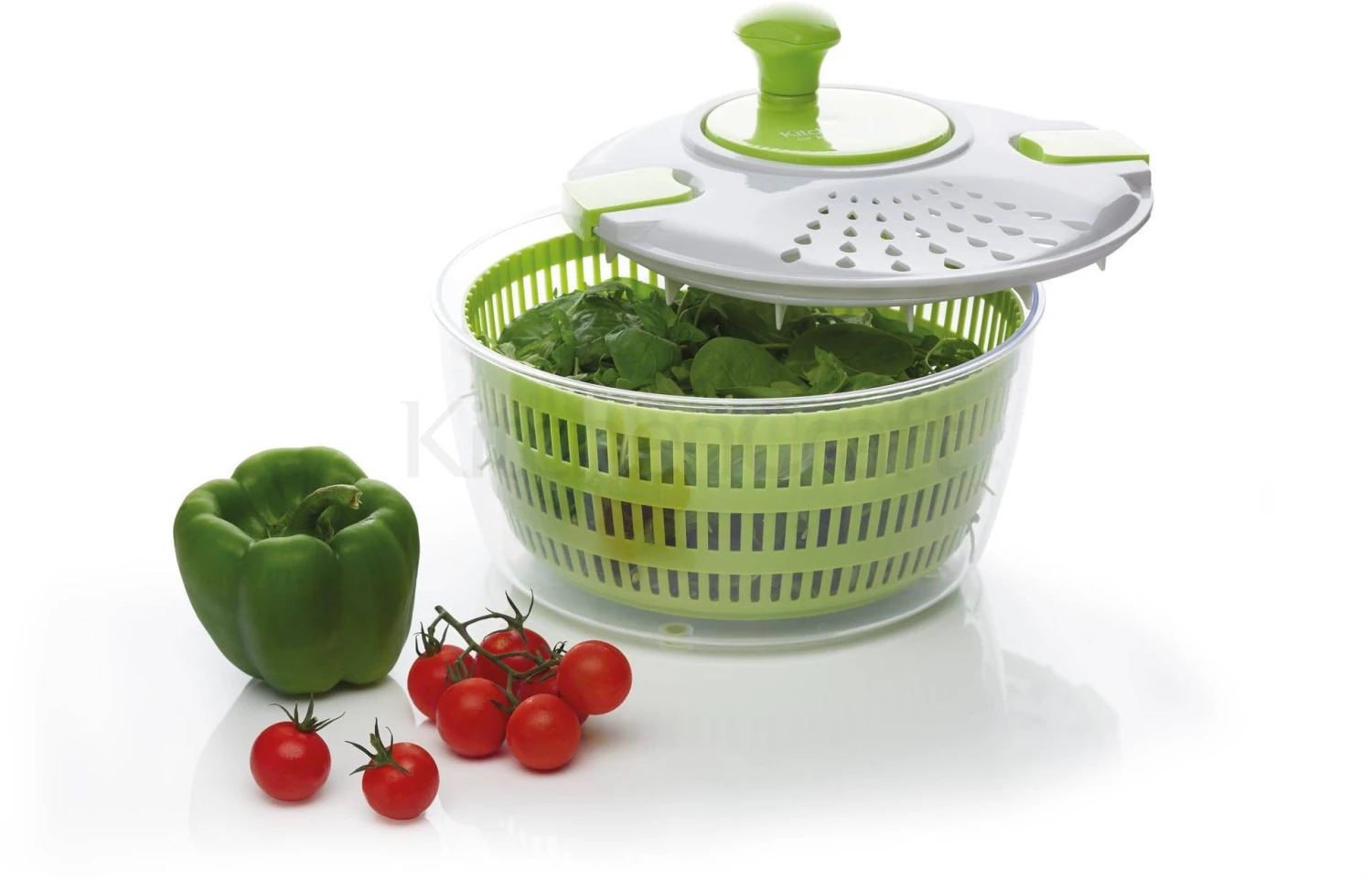 KitchenCraft Salad Spinner 25cm 4 KitchenCraft Salad Spinner 25cm - Image 2
