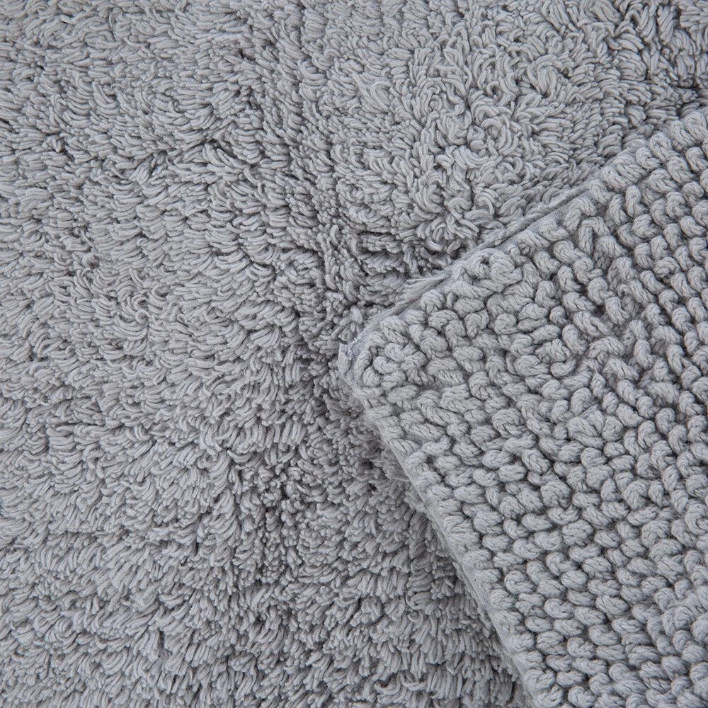 Christy Reversible Pedestal Mat - Silver 4 Christy Reversible Pedestal Mat - Silver - Image 2