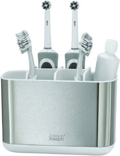 Joseph Joseph Large Steel Toothbrush Caddy -Haven Home Shop 36224 14435