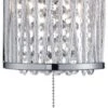 Searchlight Wall Light With Crystal Drops -Haven Home Shop 37425 13879