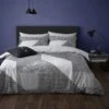 Catherine Lansfield Larsson Geo Grey Duvet Set -Haven Home Shop 38137 13351