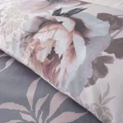 Catherine Lansfield Dramatic Floral Grey Duvet Set -Haven Home Shop 38141 13338