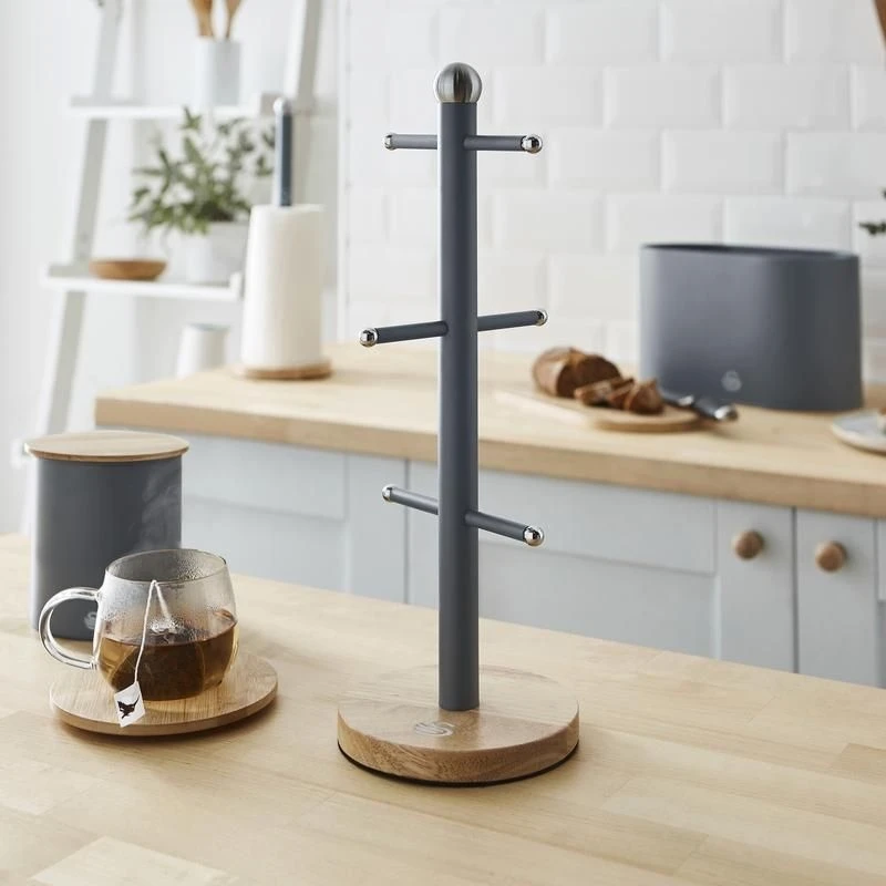 Swan Nordic Mug Tree - Grey 4 Swan Nordic Mug Tree - Grey - Image 2