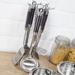 Morphy Richards Accents 5 Piece Tool Set Black -Haven Home Shop 42715 7908