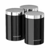 Morphy Richards Accents Set Of 3 Canisters Black -Haven Home Shop 42720 7893