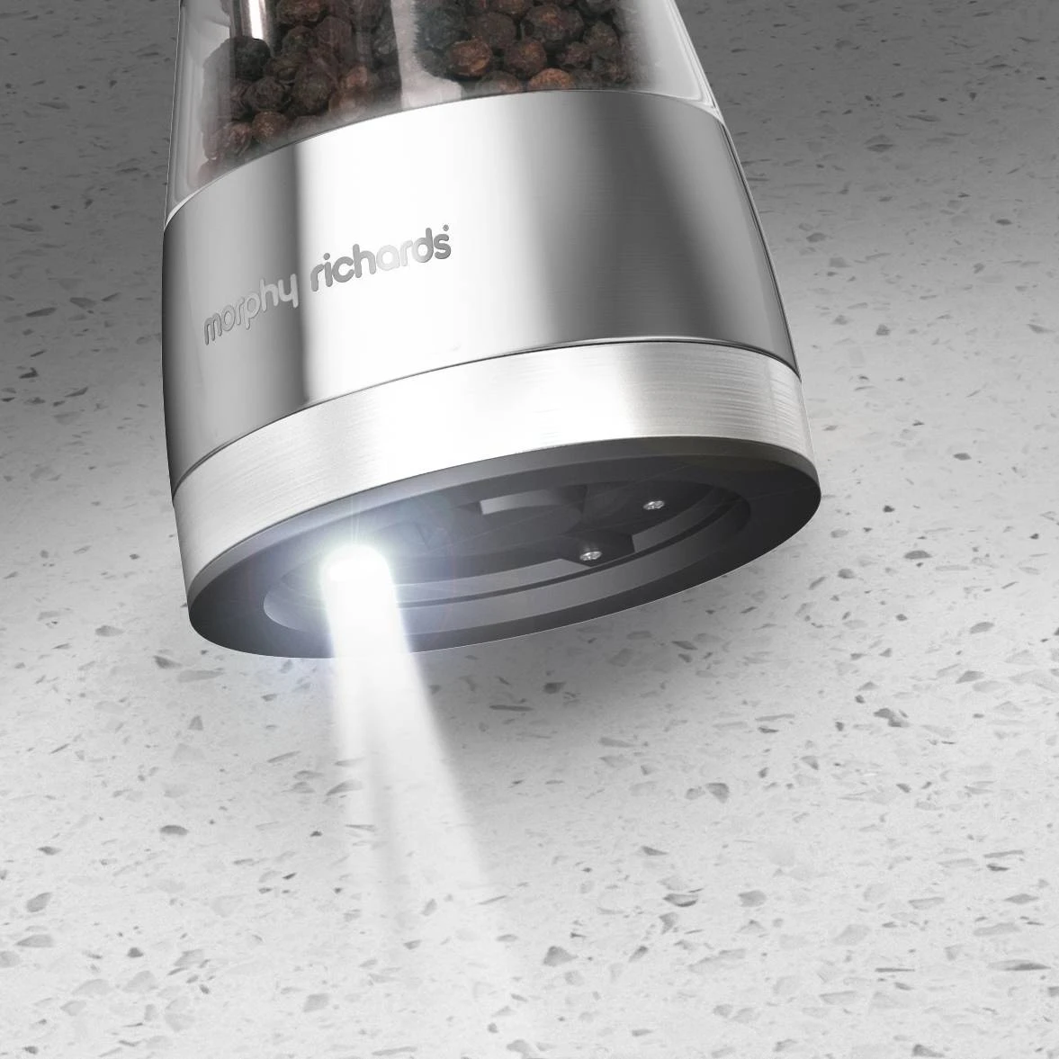 Morphy Richards Accents Electronic Salt & Pepper Mill Stainless Steel 6 Morphy Richards Accents Electronic Salt & Pepper Mill Stainless Steel - Image 4