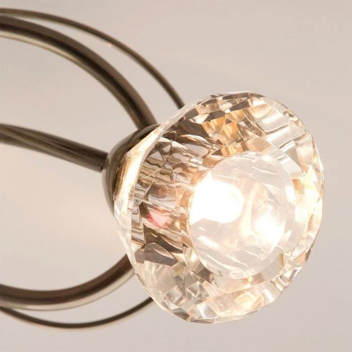 BHS Marianne Flush Ceiling 3 Light Antique Brass 5 BHS Marianne Flush Ceiling 3 Light Antique Brass - Image 3