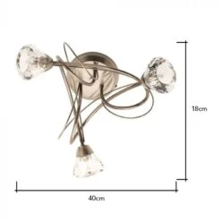 BHS Marianne Flush Ceiling 3 Light Antique Brass 9 BHS Marianne Flush Ceiling 3 Light Antique Brass -Haven Home Shop 42788 7818