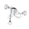 BHS Marianne Flush Ceiling 3 Light Chrome -Haven Home Shop 42801 7785