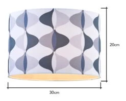 BHS Wave Easyfit Shade Grey -Haven Home Shop 42806 7780