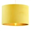 BHS Velvet Easyfit Shade Ochre & Brass