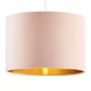 BHS Velvet Easyfit Shade Pink & Brass 1 BHS Velvet Easyfit Shade Pink & Brass -Haven Home Shop 42810 7758