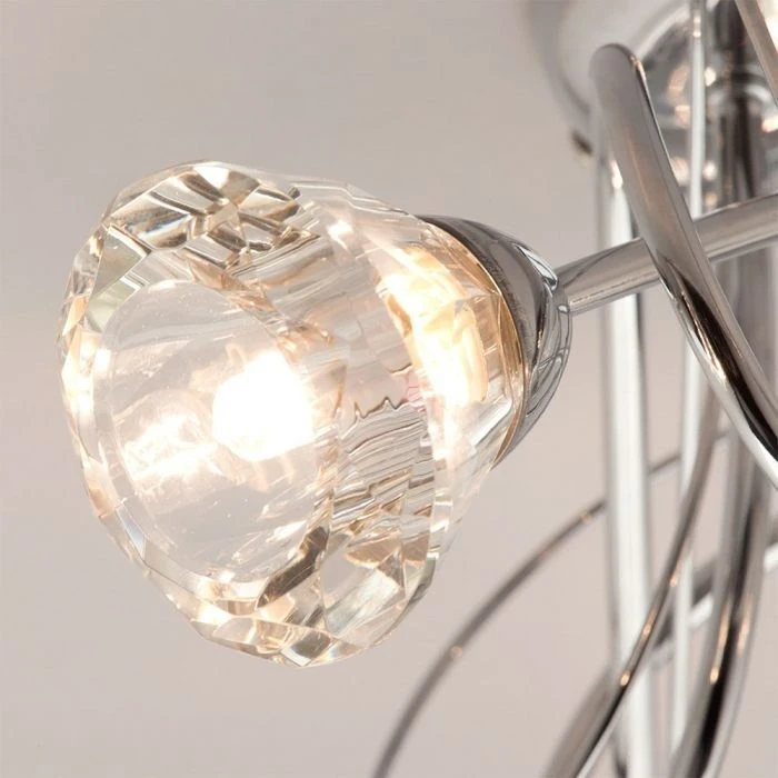 BHS Marianne Flush Ceiling 5 Light Chrome 5 BHS Marianne Flush Ceiling 5 Light Chrome - Image 3