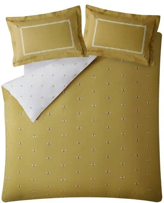 Sophie Allport Bees Mustard Duvet Set 4 Sophie Allport Bees Mustard Duvet Set - Image 2