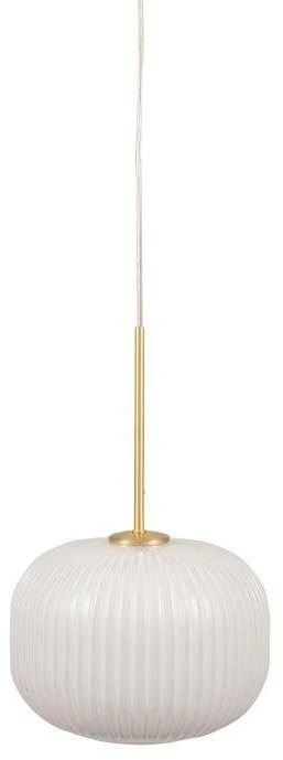 Pacific Lifestyle Bella White Glass And Gold Metal Ribbed Squoval Pendant 3 Pacific Lifestyle Bella White Glass And Gold Metal Ribbed Squoval Pendant