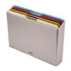 Joseph Joseph Folio 4 Piece Chopping Board Set Large - Silver