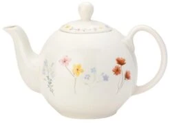 The English Tableware Company Pressed Flowers 6 Cup Teapot