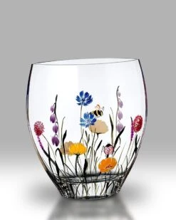 Nobile Bees & Ladybird Curve Vase 21cm