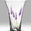 Nobile Lavender Flared Vase 19cm -Haven Home Shop 46083 3738