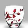 Nobile Ruby Leaf Curved Vase 21cm -Haven Home Shop 46088 3733
